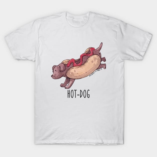 HOT-DOG T-Shirt by sophiamichelle